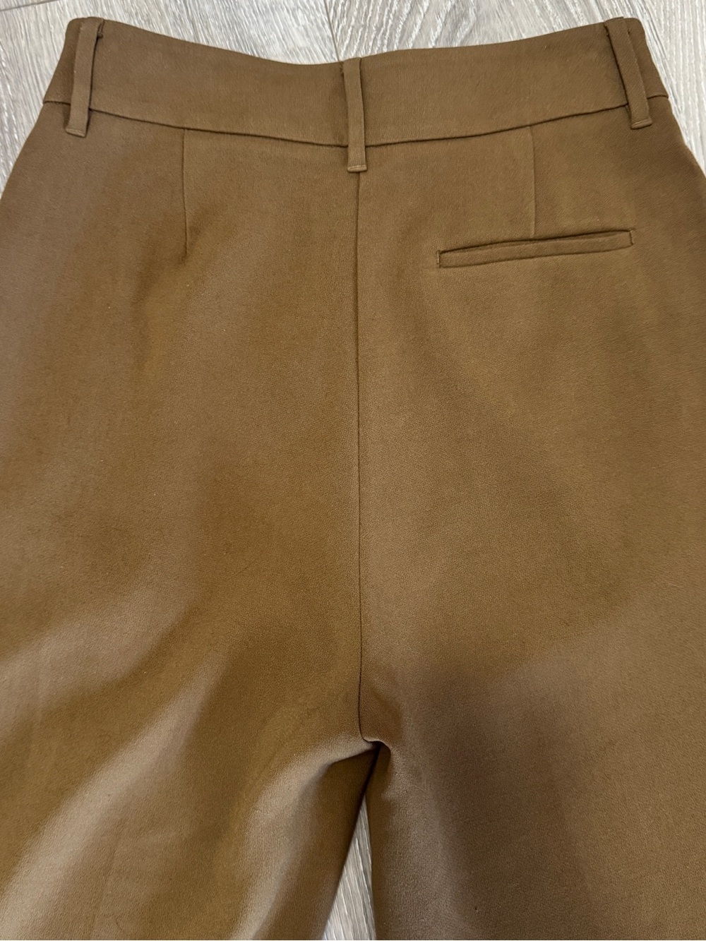 Oak + Fort Coffee Liqueur High-Rise Straight-Leg Trousers Pants office Size 6 - Picture 7 of 16